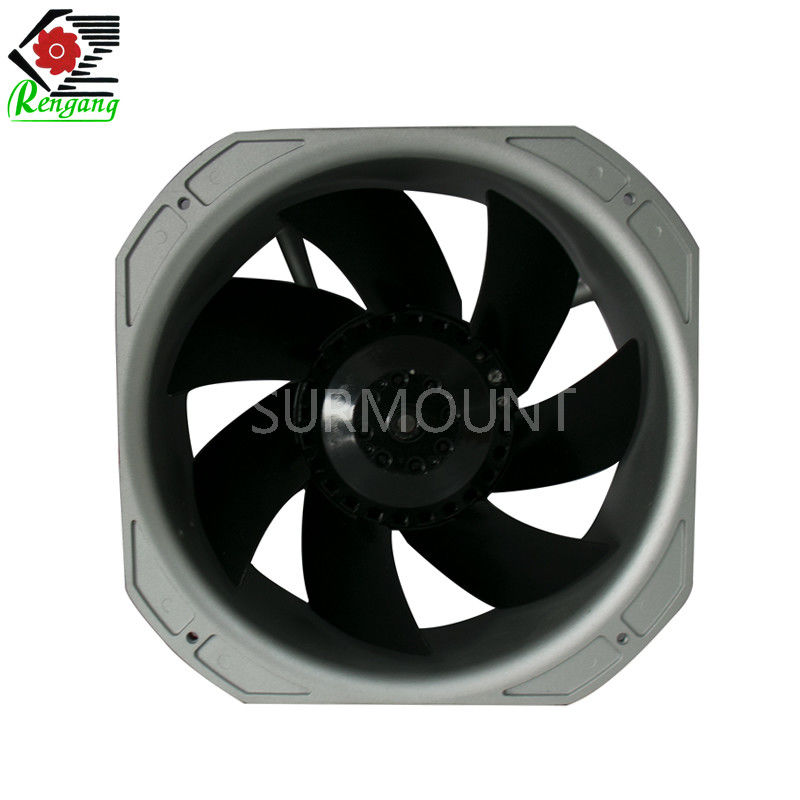 25000 RPM 225x225x80mm Metal Blade Fans Noise Reduction With 7 Leaves